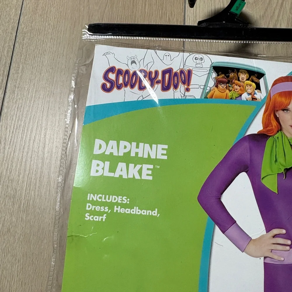 Spirit Halloween Scooby-Doo Daphne Blake Costume Adult Large 12-14 Purple Dress